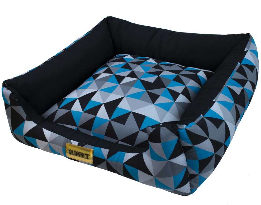 Cama Luppet Quadrada Preto Mosaico - Tam. G