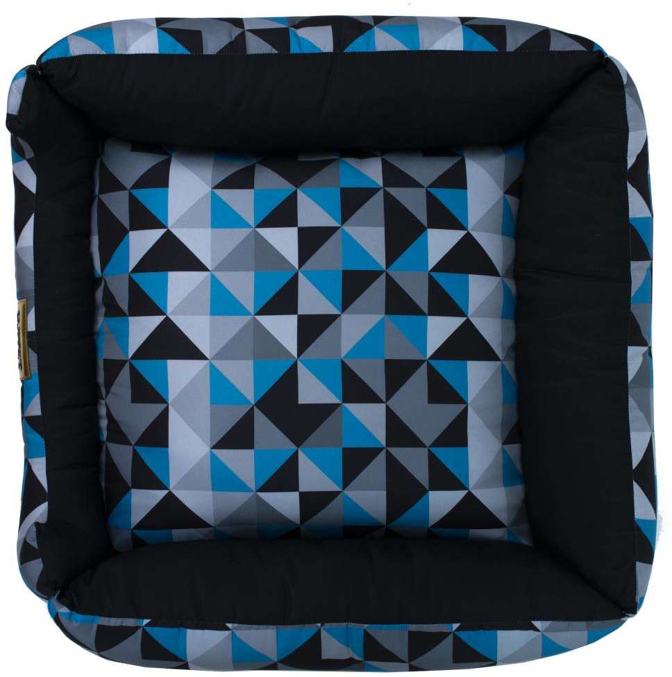 Cama Luppet Quadrada Preto Mosaico - Tam. G