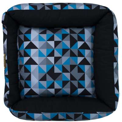 Cama Luppet Quadrada Preto Mosaico_L