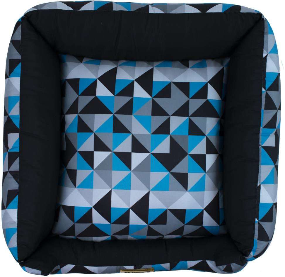 Cama Luppet Quadrada Preto Mosaico - Tam. G