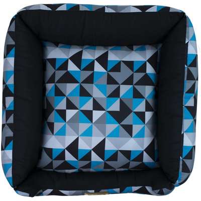 Cama Luppet Quadrada Preto Mosaico_L