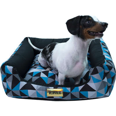 Cama Luppet Quadrada Preto Mosaico_L