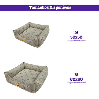 Cama Luppet Quadrada Preto Jacquart_L