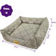 Cama Luppet Quadrada Preto Jacquart_L