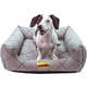 Cama Luppet Quadrada Preto Jacquart_L