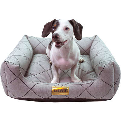 Cama Luppet Quadrada Preto Jacquart_L