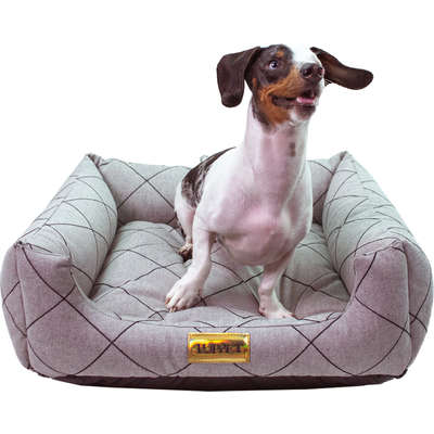 Cama Luppet Quadrada Preto Jacquart_L