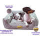 Cama Luppet Quadrada Preto Jacquart_L