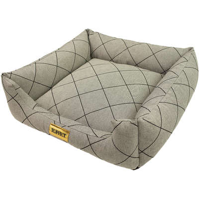 Cama Luppet Quadrada Preto Jacquart_L