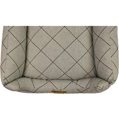 Cama Luppet Quadrada Preto Jacquart_L
