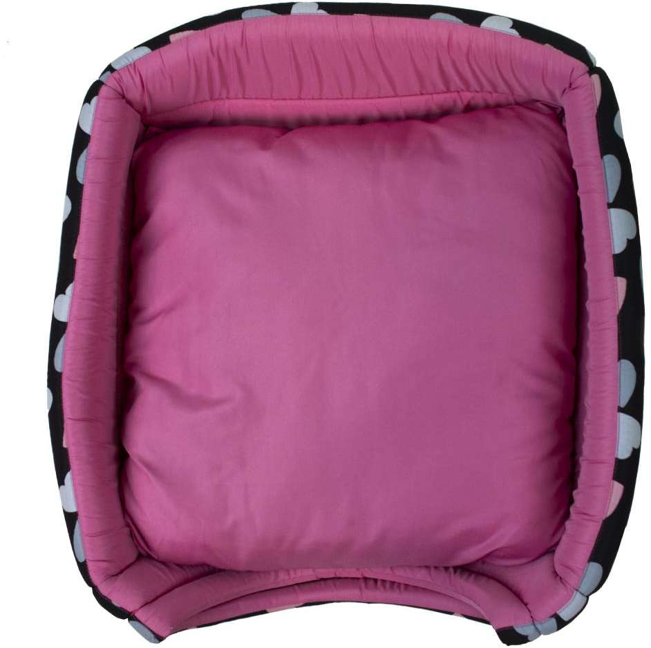 Cama Luppet Iglu 2 em 1 Preto Coração - Tam. G