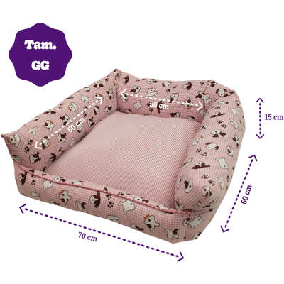 Cama Baby Dog Rosa_L