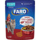 Ração Úmida Faro Cozido de Carne ao Molho para Gatos Adultos