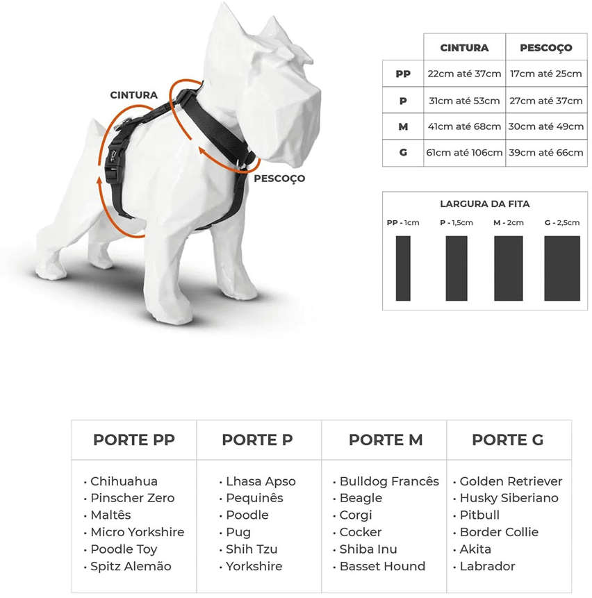 Peitoral H FreeFaro Super Pets - Tam. PP
