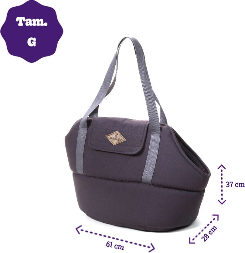 Bolsa de Transporte Lisboa Cinza - Tam. G
