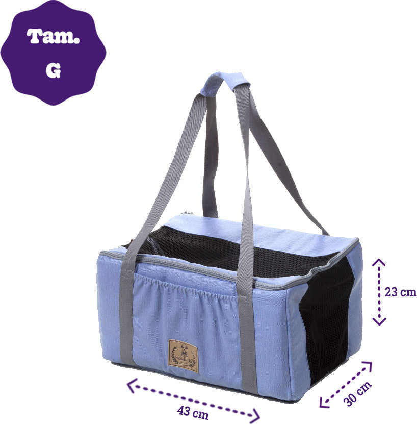 Bolsa de Transporte Indigo Blue Cinza - Tam. G