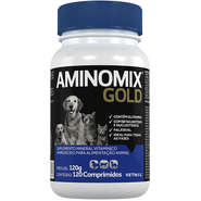 Suplemento Vitamínico Vetnil Aminomix Gold 120 g para Cães e Gatos - 120 Comprimidos