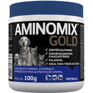 Suplemento Vitamínico Vetnil Aminomix Gold para Cães e Gatos - 100 g