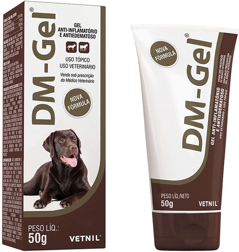 Anti-inflamatório Vetnil Dm Gel Pet para Cães - 50 g