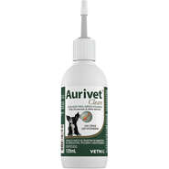 Solução Otológica Vetnil Aurivet Clean para Cães e Gatos - 120 ml