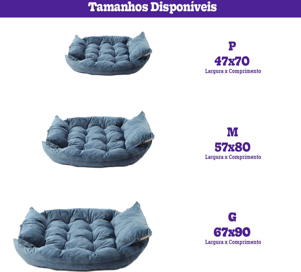 Colchão Luxo Azul - Tam. G