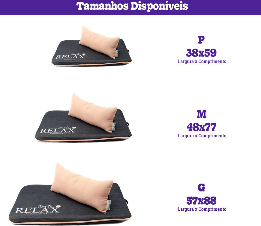 Colchonete Relax Rosa - Tam. G
