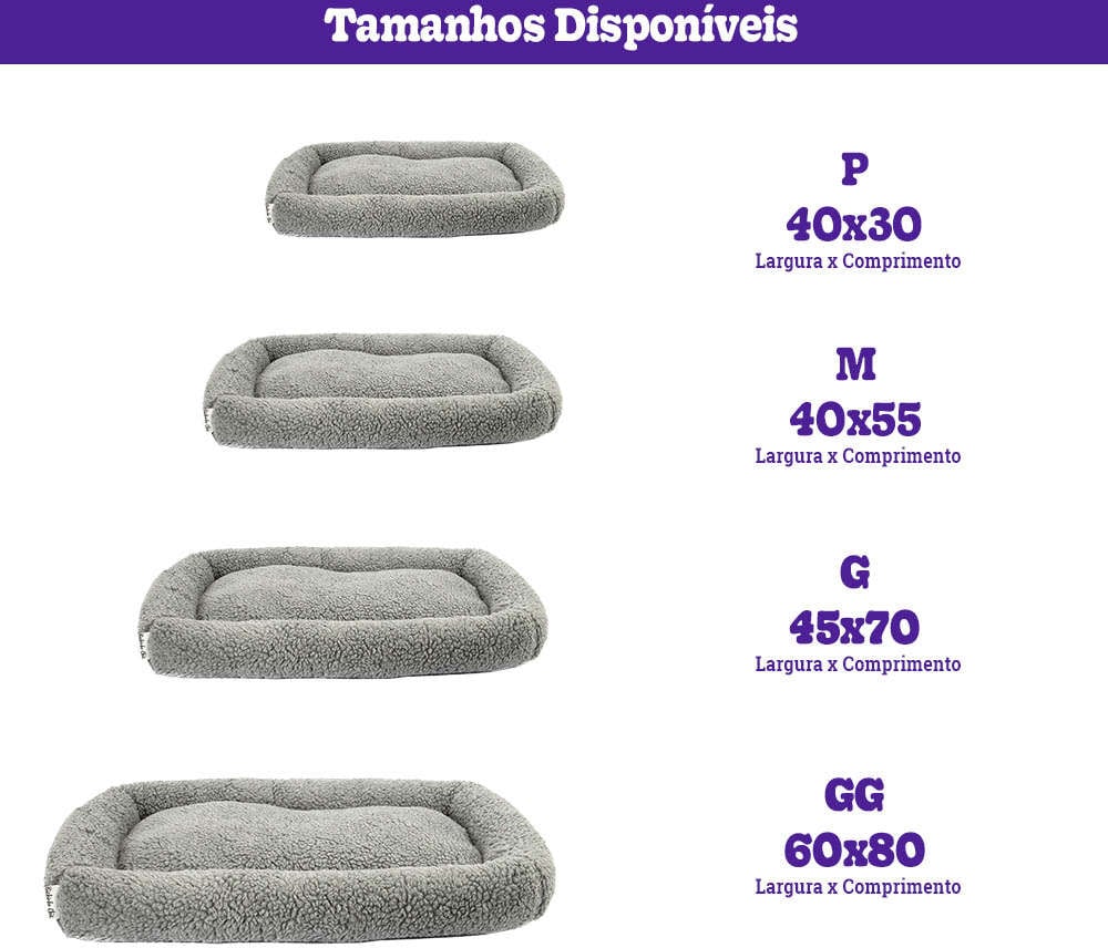 Cama Eslovenia Cinza - Tam. M