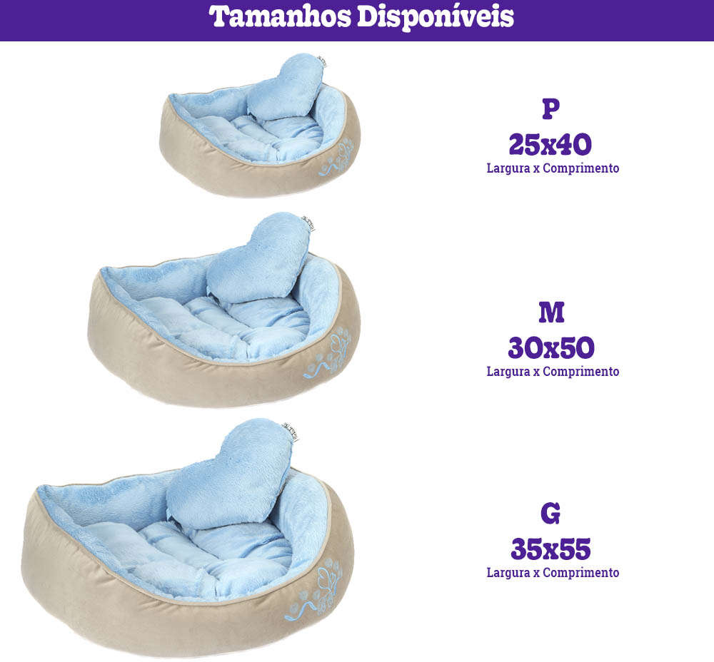 Cama In Love Azul - Tam. G