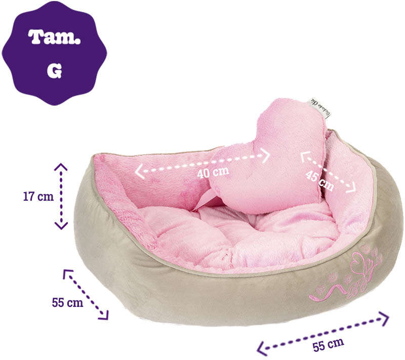 Cama In Love Rosa - Tam. G