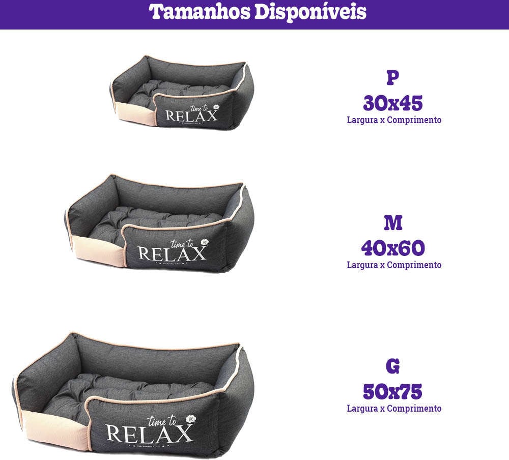 Cama Relax Rosa - Tam. M