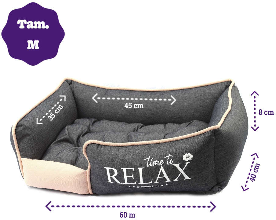 Cama Relax Rosa - Tam. M