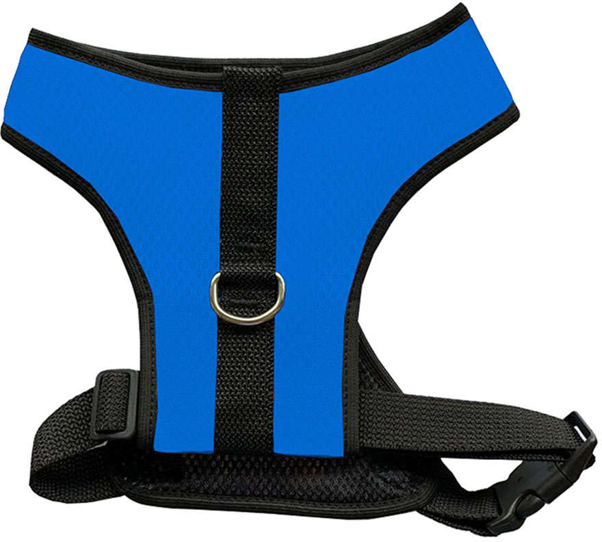 Peitoral Mesh Color Block Blue para Cães - Tam. P