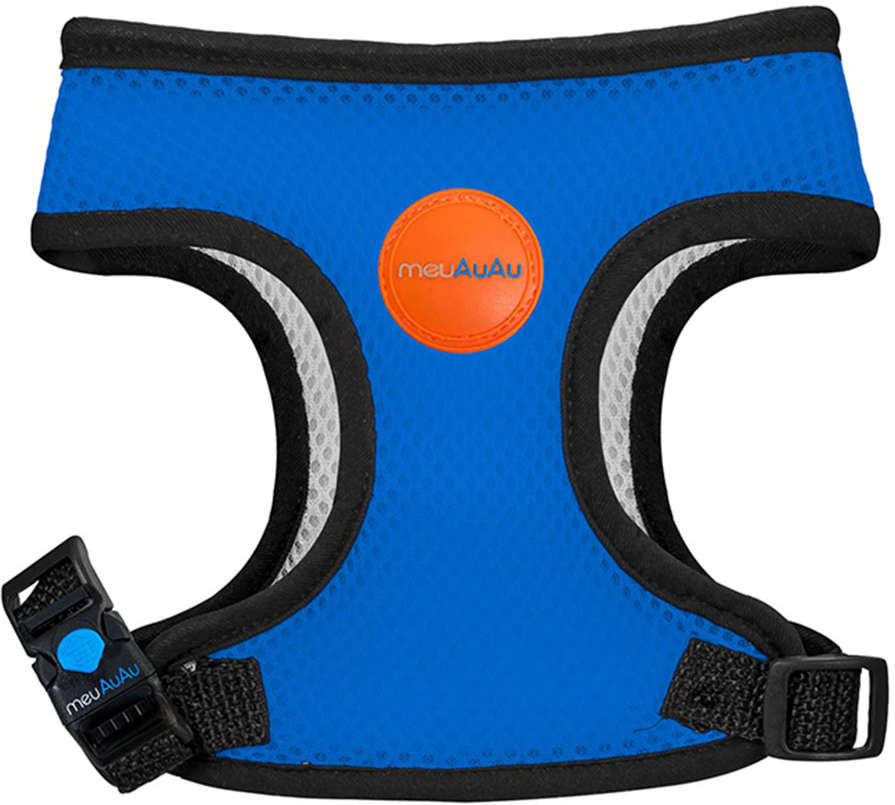 Peitoral Mesh Color Block Blue para Cães - Tam. P