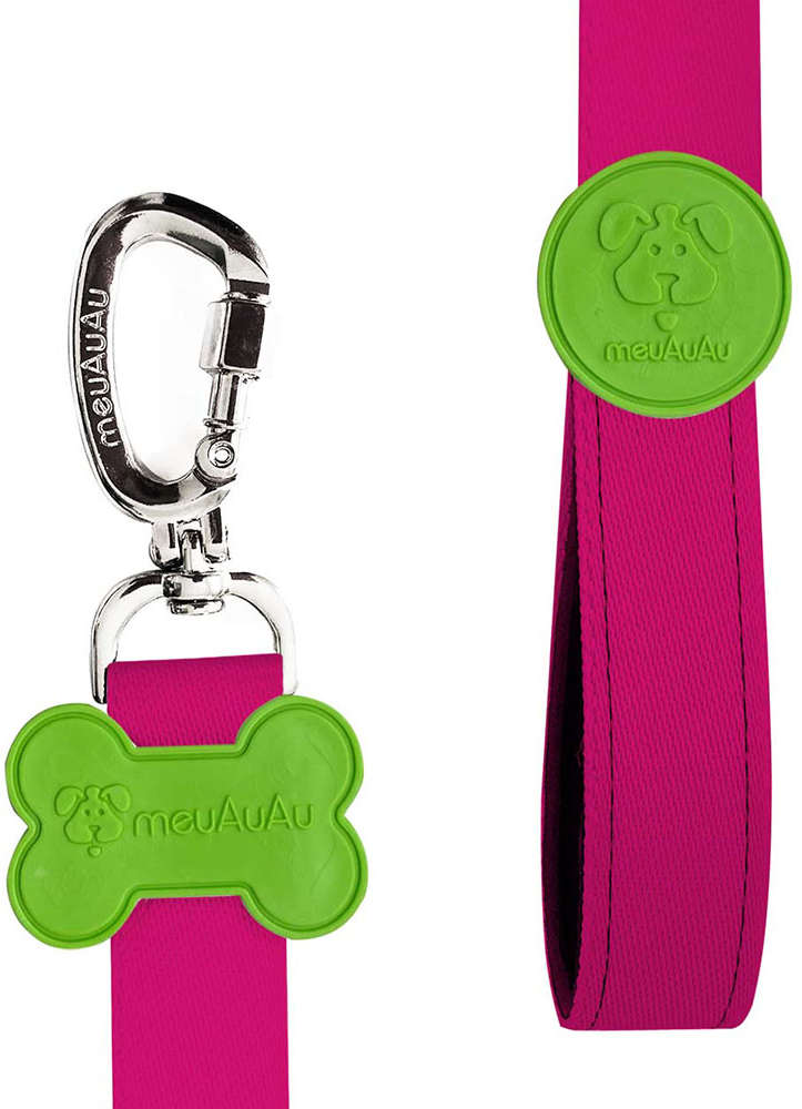 Guia Color Block Pink para Cães - 1,20 x 0,25 mm