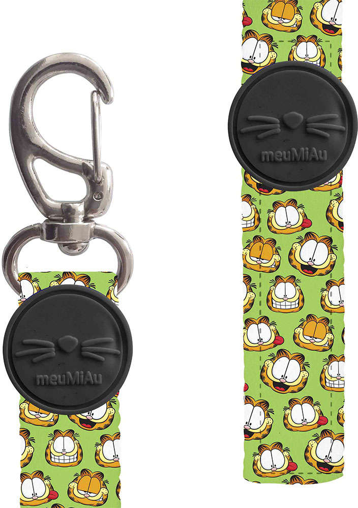 Conjunto Peitoral Style Mesh e Guia Garfield 05 para Gatos - Tam. Único