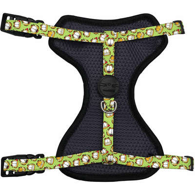 Conjunto Peitoral Style Mesh e Guia Garfield 05 para Gatos