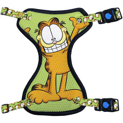 Conjunto Peitoral Style Mesh e Guia Garfield 05 para Gatos