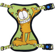 Conjunto Peitoral Style Mesh e Guia Garfield 05 para Gatos - Tam. Único