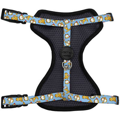 Conjunto Peitoral Style Mesh e Guia Garfield 06 para Gatos