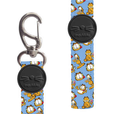 Conjunto Peitoral Style Mesh e Guia Garfield 06 para Gatos