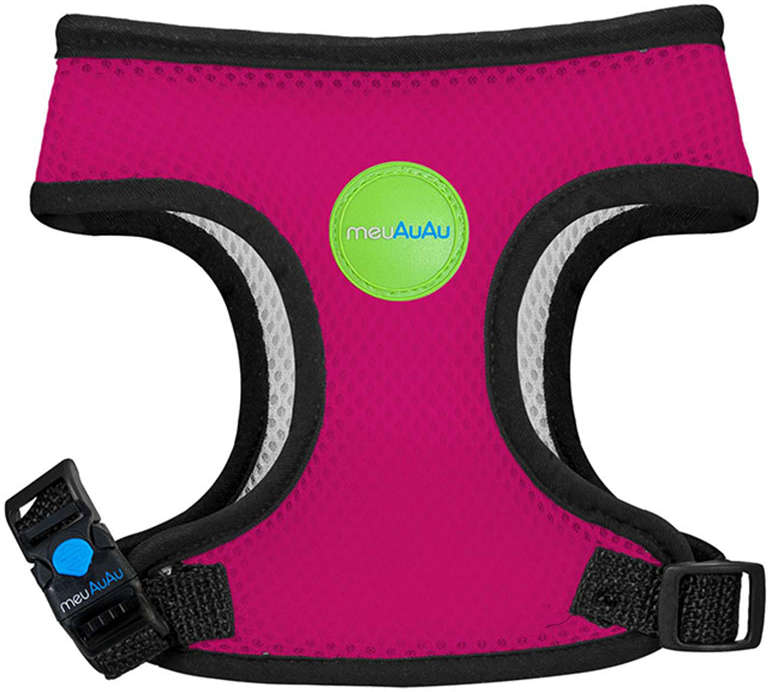 Peitoral Mesh Color Block Pink para Cães - Tam. PP