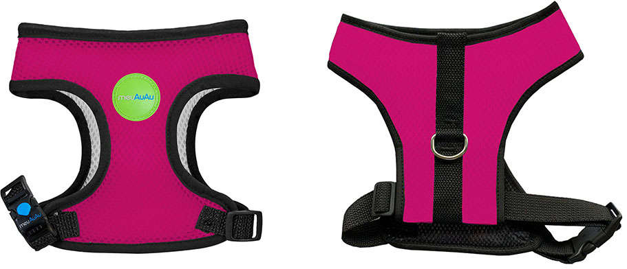 Peitoral Mesh Color Block Pink para Cães - Tam. PP