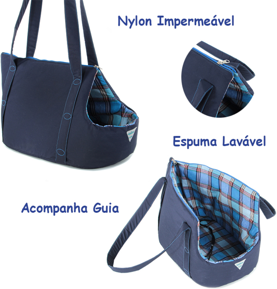 Bolsa de Transporte Nylon Azul - G