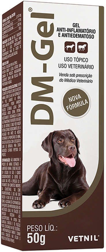 Anti-inflamatório Vetnil Dm Gel Pet para Cães - 50 g