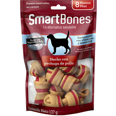 Ossinhos Mini SmartBones Frango para Cães