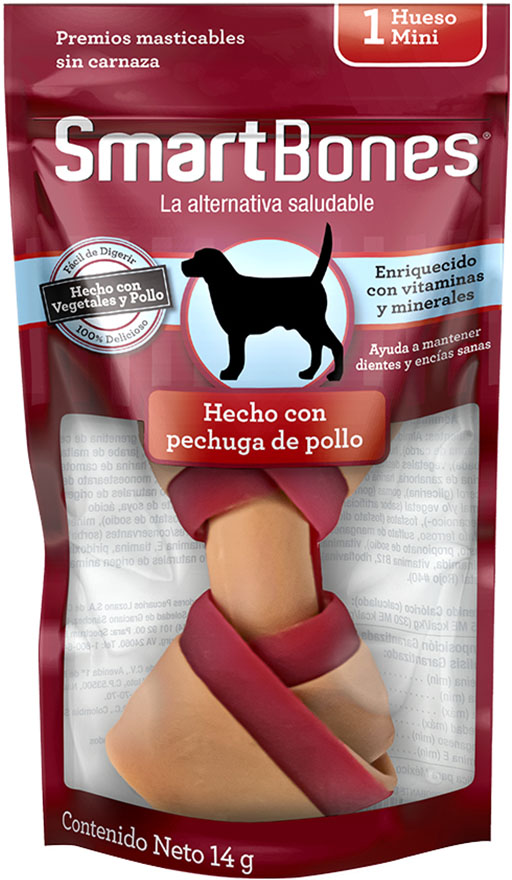Ossinho Mini SmartBones Frango para Cães - 1 Unidade