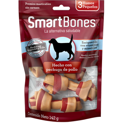 Ossinhos Pequenos SmartBones Frango para Cães