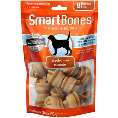 Ossinhos Mini SmartBones Batata Doce para Cães