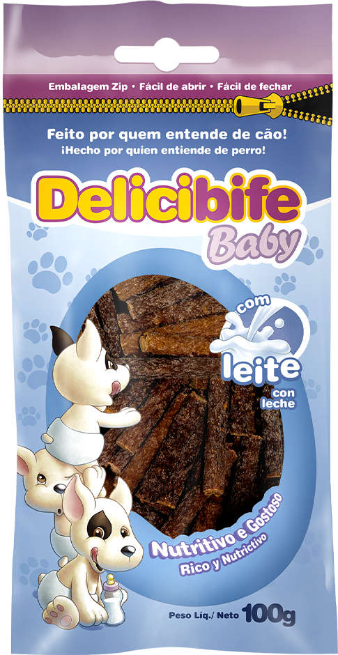Petisco Delicibife Baby Leites - 100 g