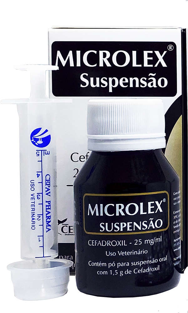 Antibiótico Cepav Microlex Cefadoxil Suspenção - 60 mL